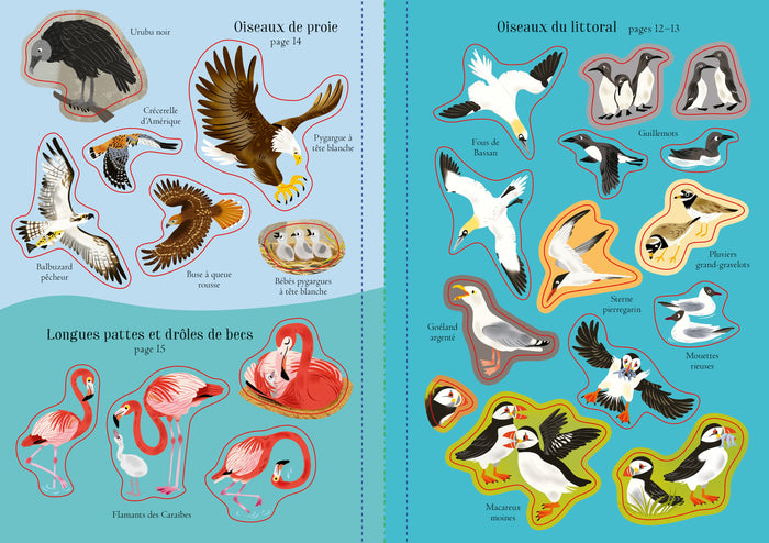 Les oiseaux - Mes petits autocollants