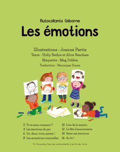 Les émotions - Autocollants Usborne