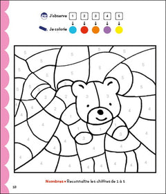 T'choupi lettres et nombres MS - Coloriages malins