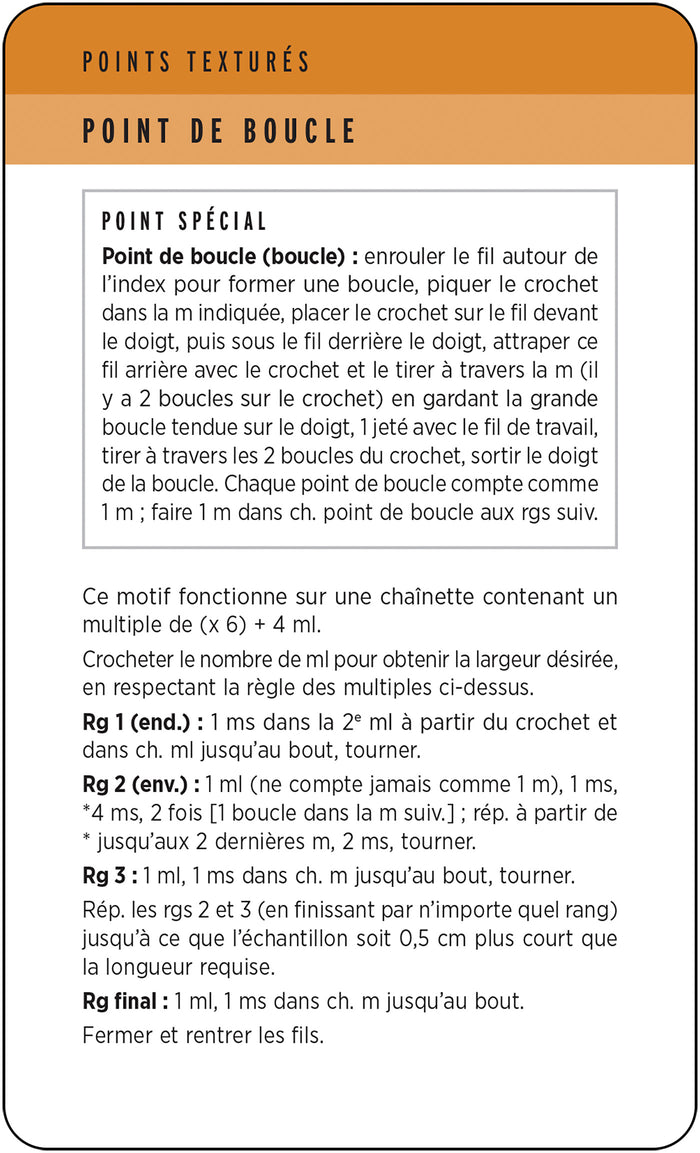 Points de crochet