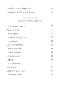 L'oracle de la rose