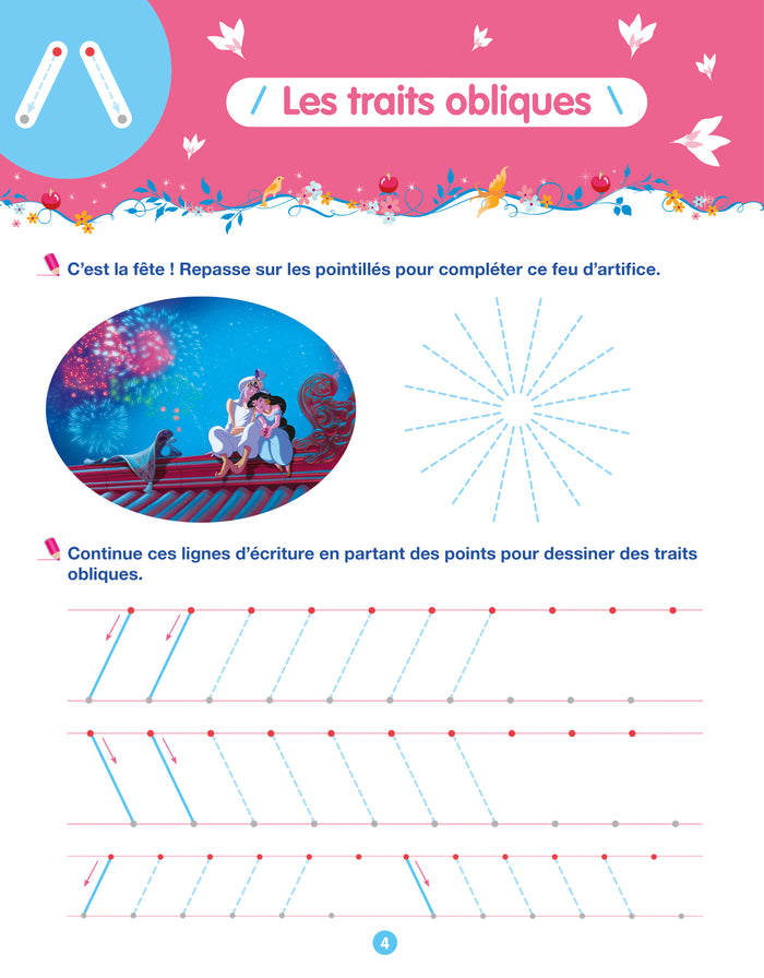 Mon cahier effaçable - Mes premiers tracés, formes et dessins