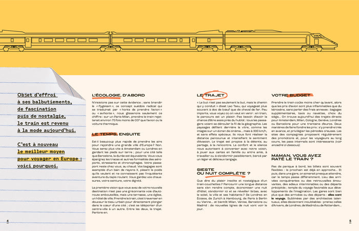 30 city-trips en train en Europe