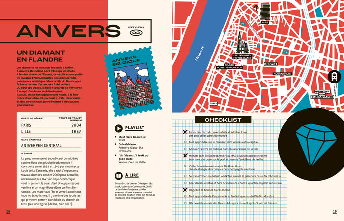 30 city-trips en train en Europe