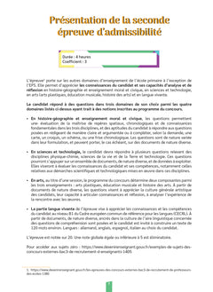 Mon cahier d'entraînement - 2ème épreuve écrite d'admissibilité