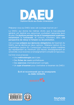 DAEU - Options A et B - Tout en un