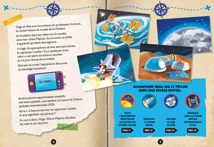 Enquête mystère - Dans l'espace