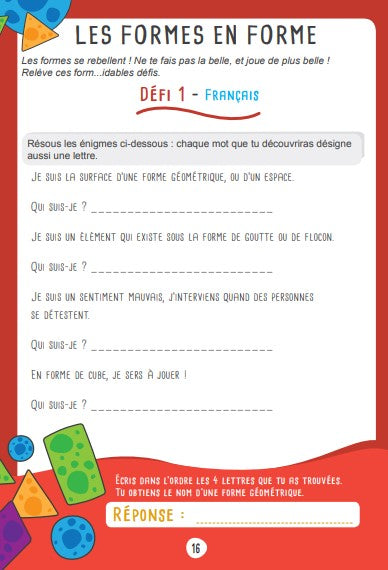 Les défis des petits génies CM1-CM2