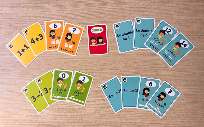 Jeux de Maths CP avec Kim et Tom