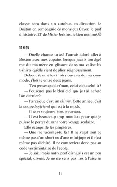 Juliette à Boston