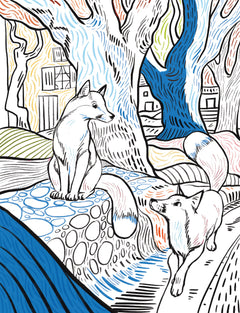 L'art à la manière - Coloriages Van Gogh