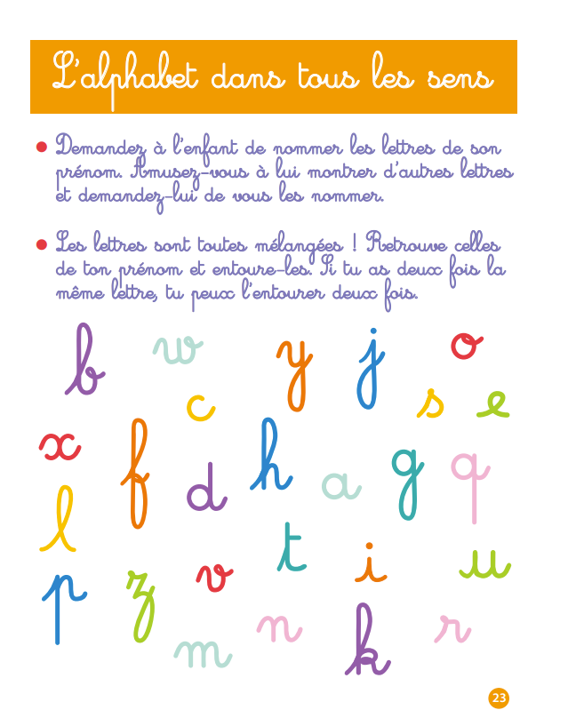 Mon cahier d'écriture petites lettres dès 5 ans