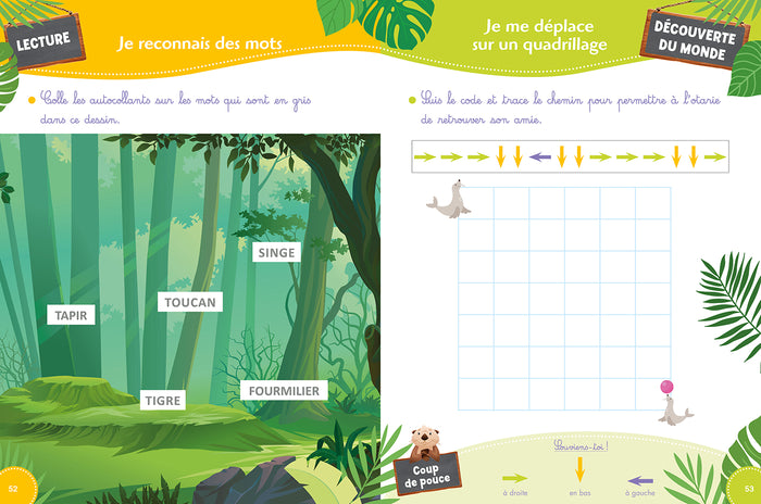 Ma maternelle avec une saison au zoo - Grande section