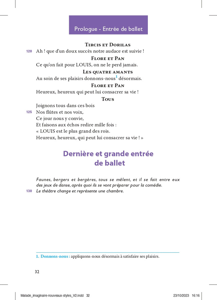 PCL collège - Le Malade imaginaire