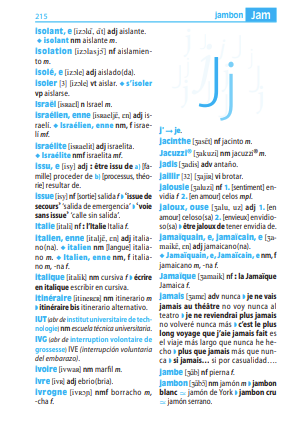 Dictionnaire mini espagnol