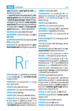 Dictionnaire mini anglais