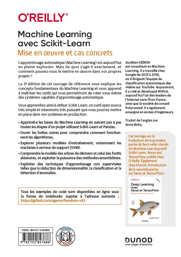 Machine learning avec Scikit-Learn - 3e éd.