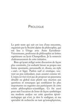 De la vérité dans les sciences