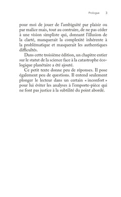 De la vérité dans les sciences