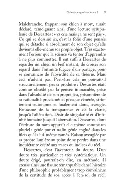 De la vérité dans les sciences