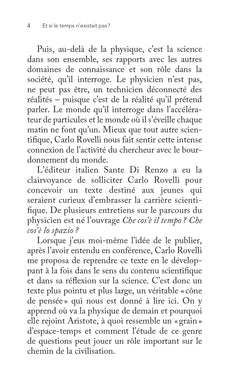 Et si le temps n'existait pas ?