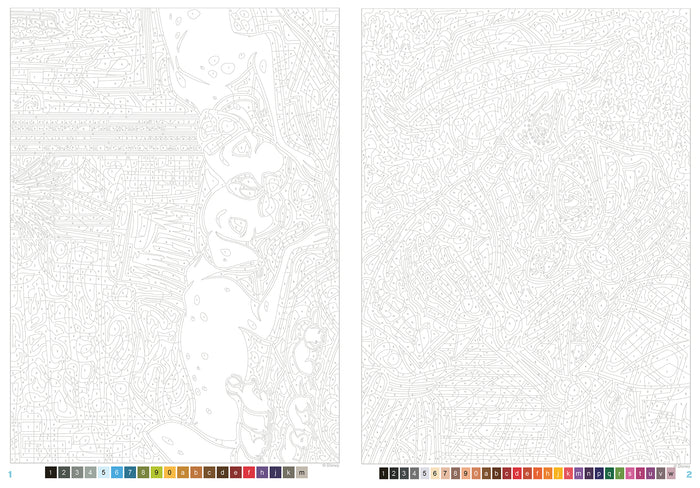 Coloriages mystères Disney - Famille