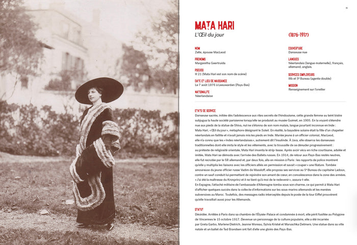 Le fichier mondial des espionnes