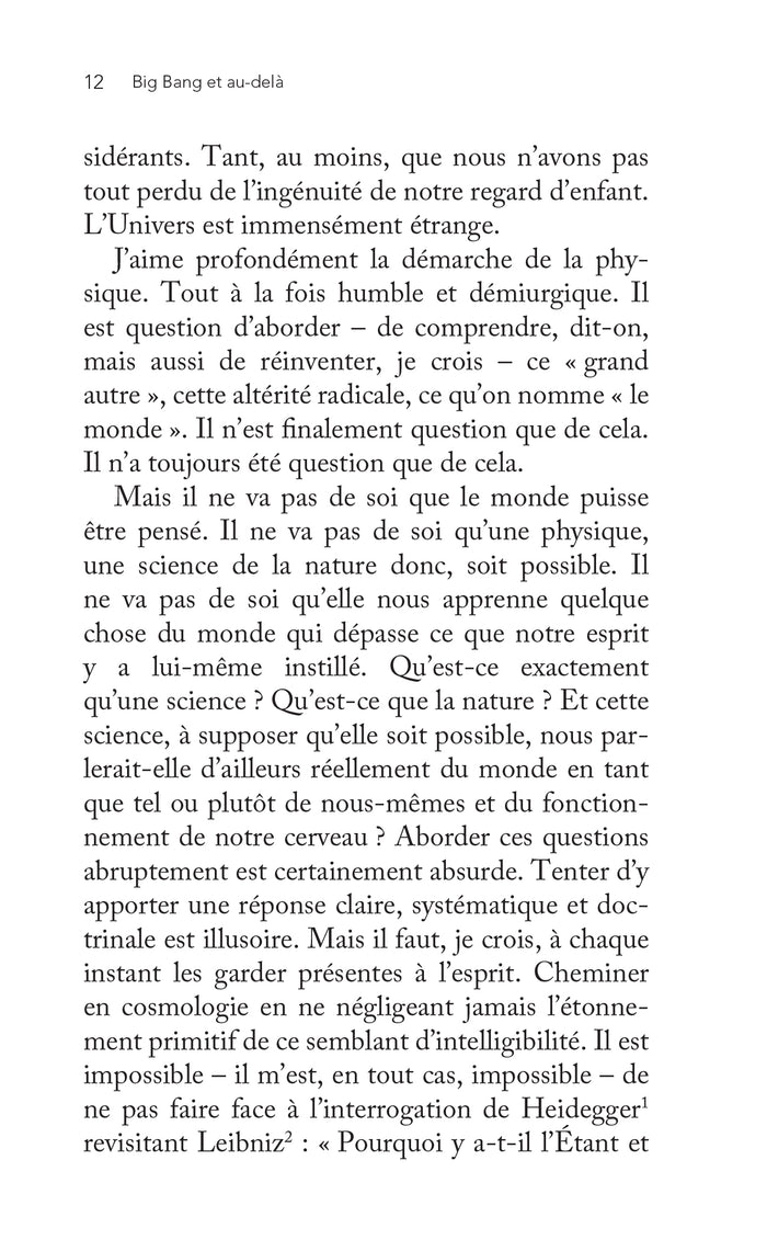 Big Bang et au-delà