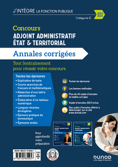Concours Adjoint administratif Etat & Territorial