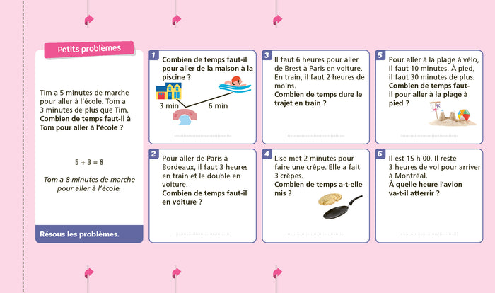 Super forts pour lire l'heure du CP au CE2