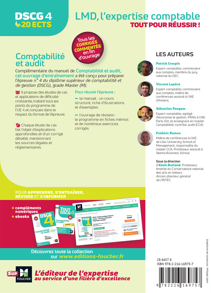 DSCG 4 - Comptabilité et audit - Cas pratiques