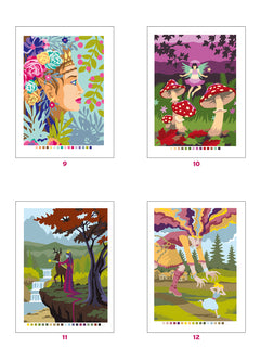 Coloriages mystères - Contes de fées