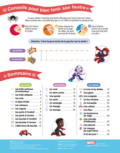 Disney - Spidey et ses amis extraordinaires - Mon cahier effaçable - Mes premiers tracés