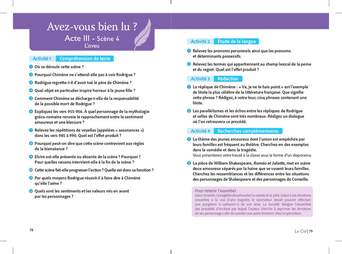 PCL collège - Le Cid