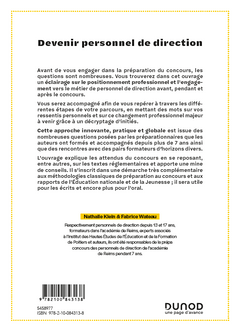 Devenir personnel de direction - Concours de l'Education nationale