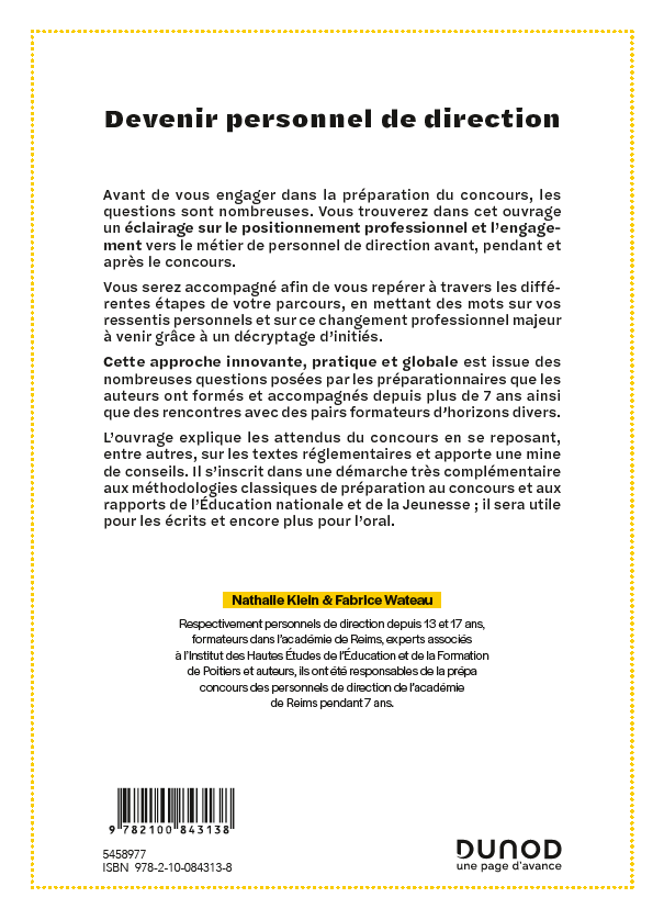 Devenir personnel de direction - Concours de l'Education nationale