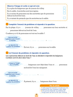 Mon cahier de problèmes de maths en images CP