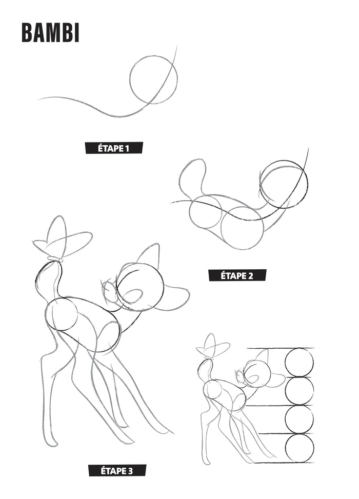 Disney Teens - Atelier de coloriages - Portraits en pas à pas