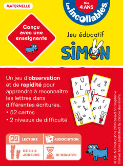 Les lettres avec Simon - Jeu d'observation