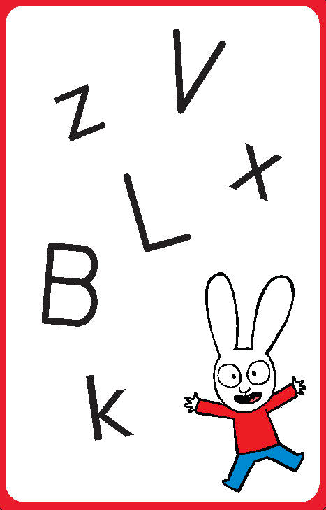 Les lettres avec Simon - Jeu d'observation