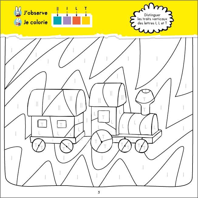 Mes coloriages magiques Simon - Spécial Lettres - Moyenne Section