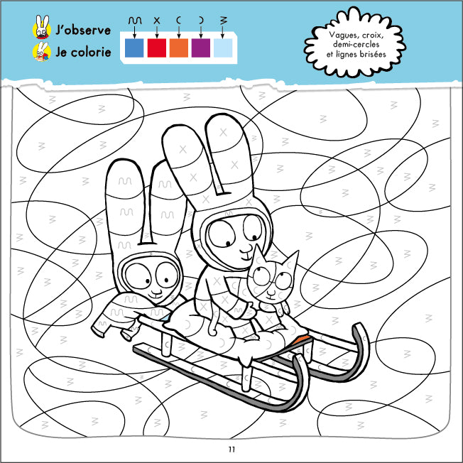 Mes coloriages magiques Simon - Spécial Lettres - Moyenne Section