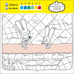 Mes coloriages magiques Simon - Spécial Lettres - Moyenne Section