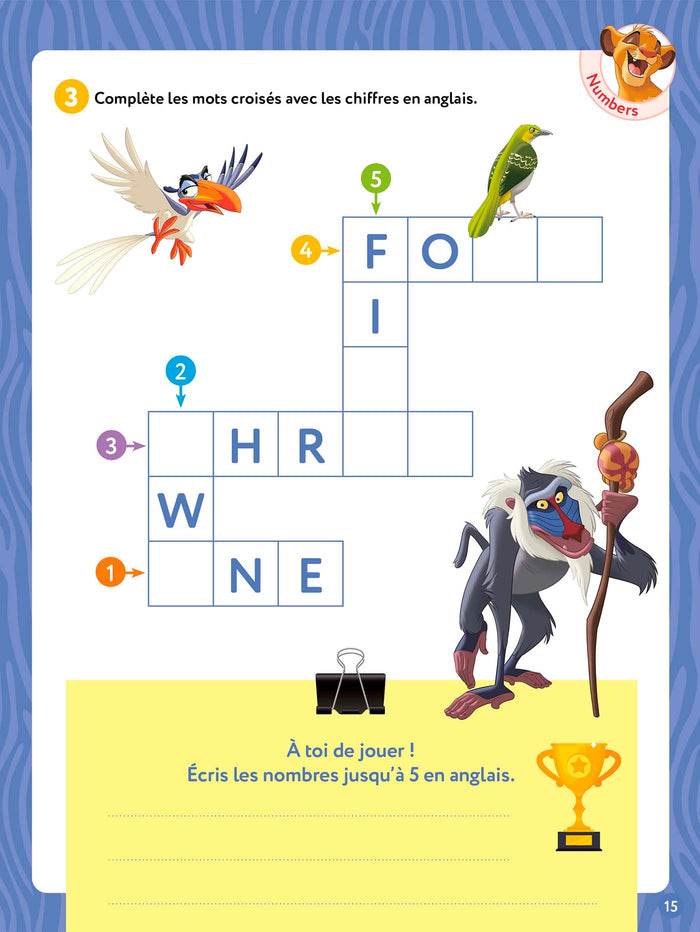 Disney - J'apprends l'anglais avec Disney - Grande Section-CP