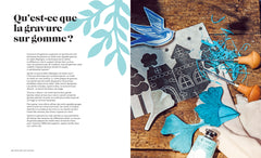Gravure sur gomme