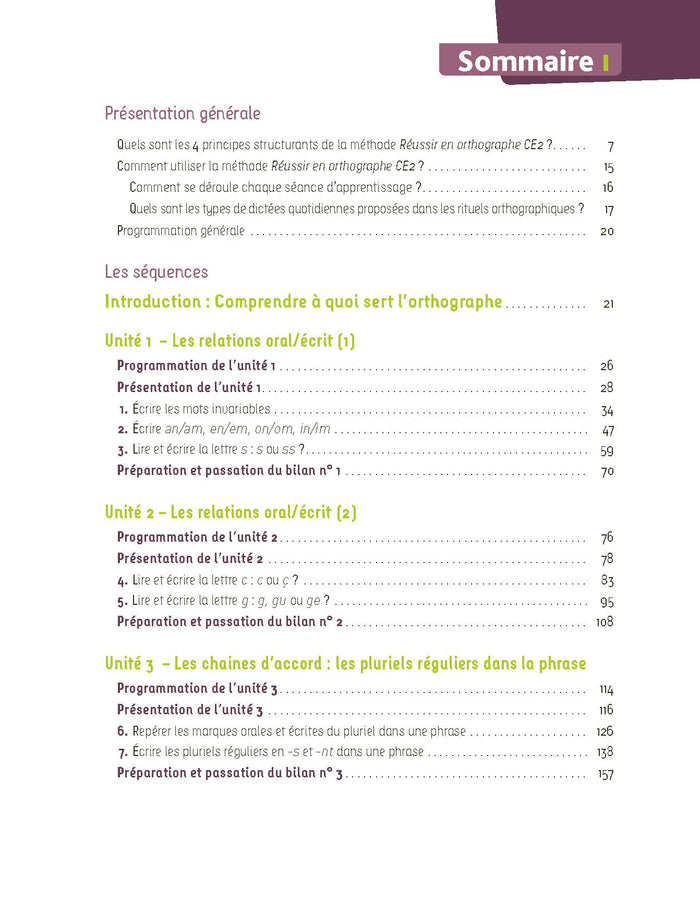 Réussir en orthographe CE2