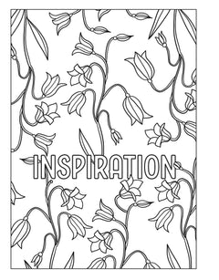 Langage des fleurs - 100 dessins à colorier