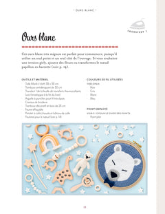 Adorables animaux en punch needle
