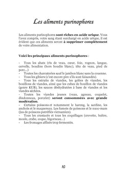 Recettes et menus pour la goutte