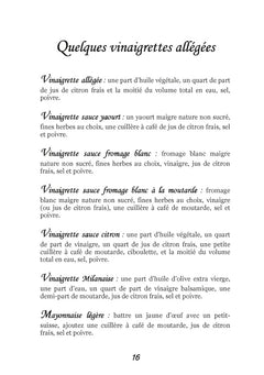 Recettes et menus pour la goutte